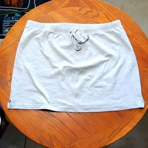 Gray XL marenity sweatshirt like material skirt